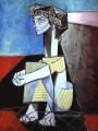Jacqueline con las manos cruzadas 1954 Pablo Picasso